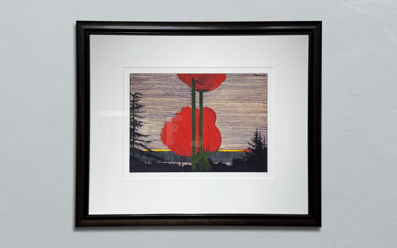 Art Hansen, ART HANSEN, TWO POPPY SUNSET