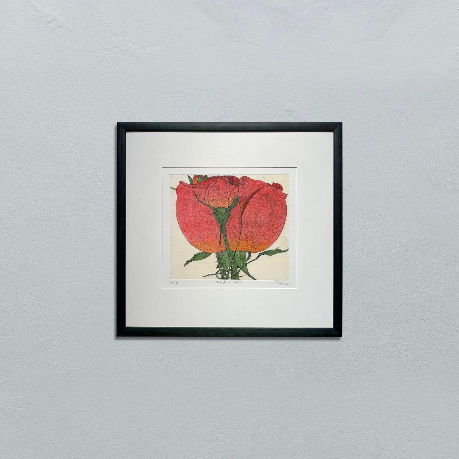 Art Hansen, THREE ROSES 1997