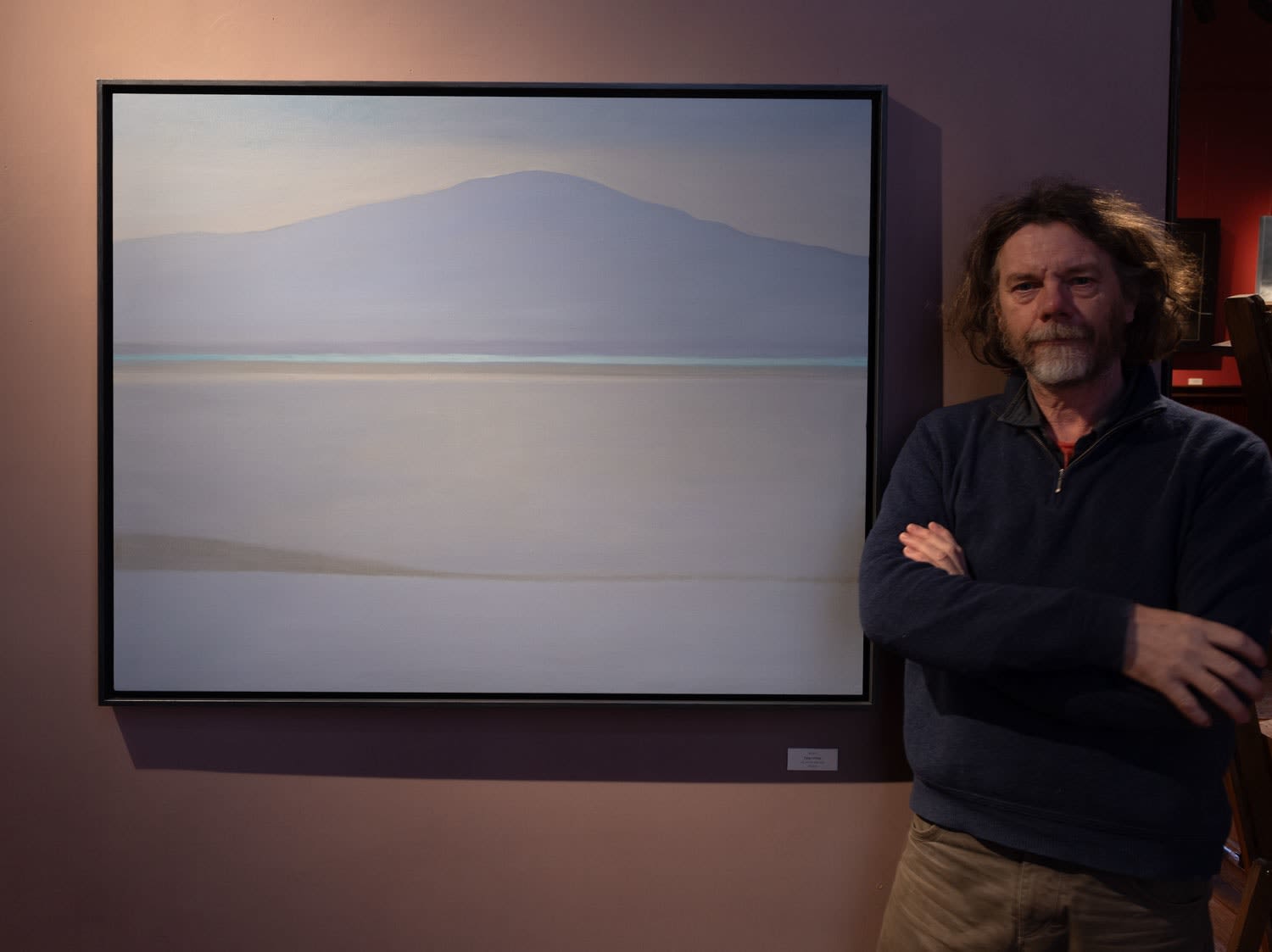 Jane MacNeill, Light Taransay, low tide, 2022