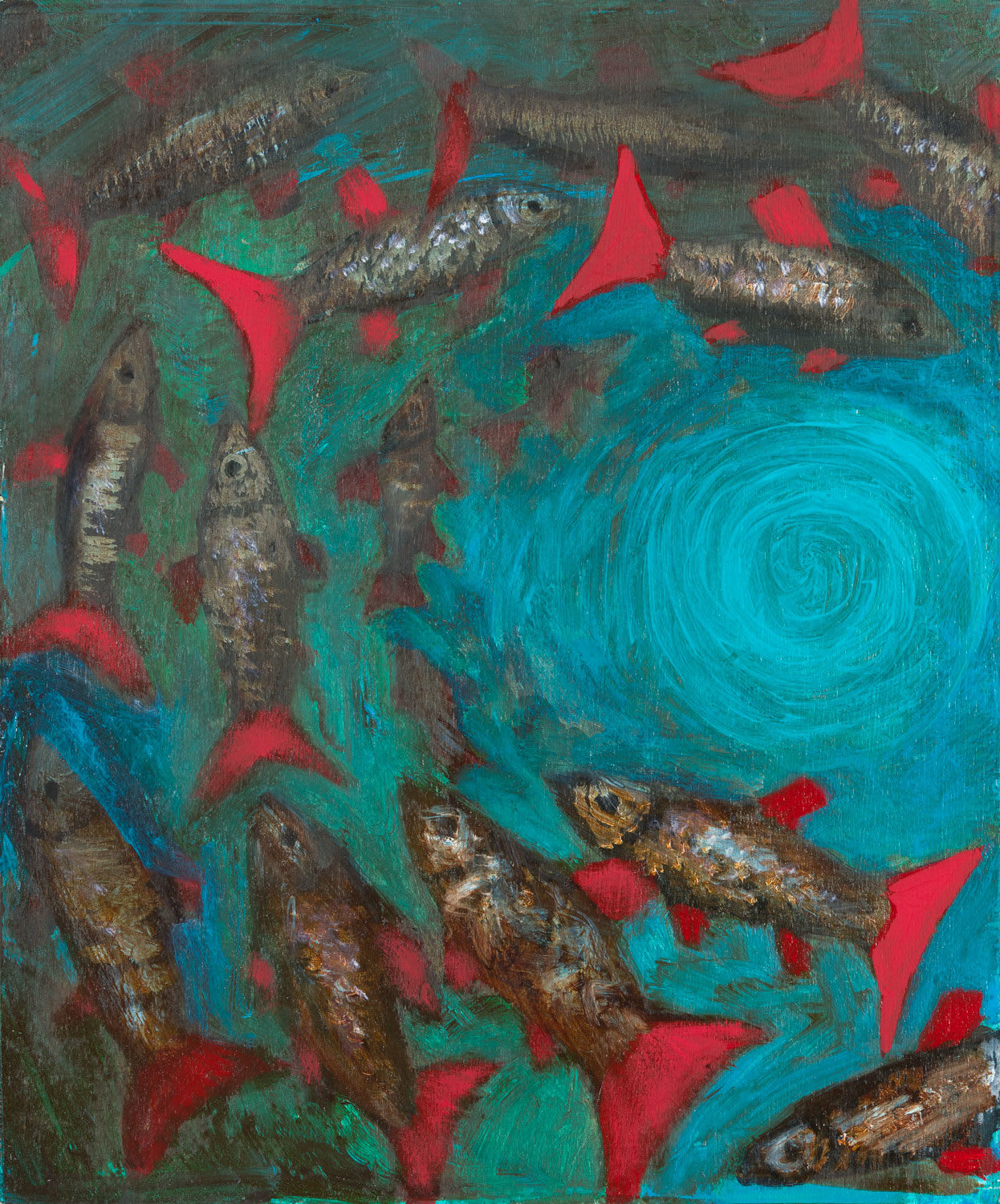 Paul Bloomer, The Lamentation of the Fishes 1, 2024