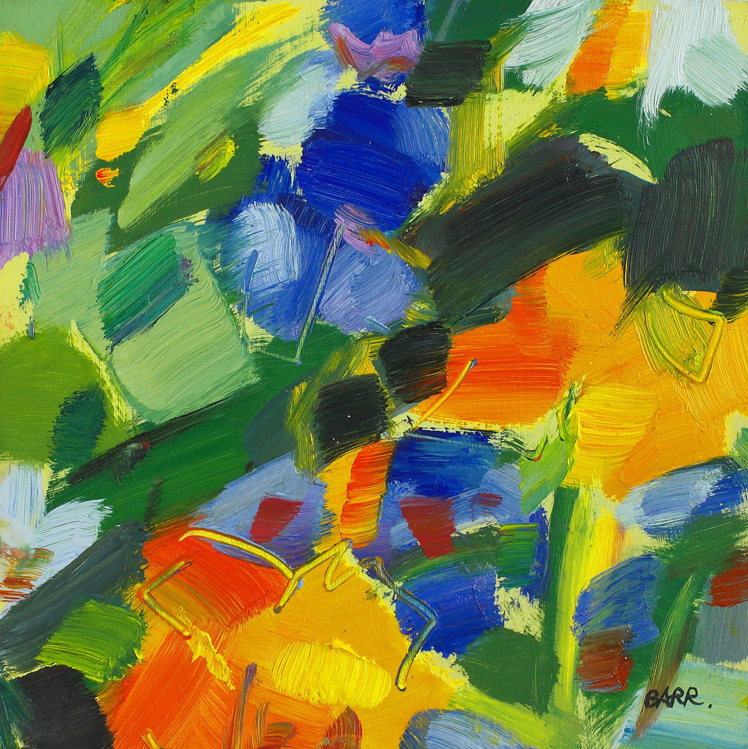 Shona Barr Cornflowers and Calendula Study