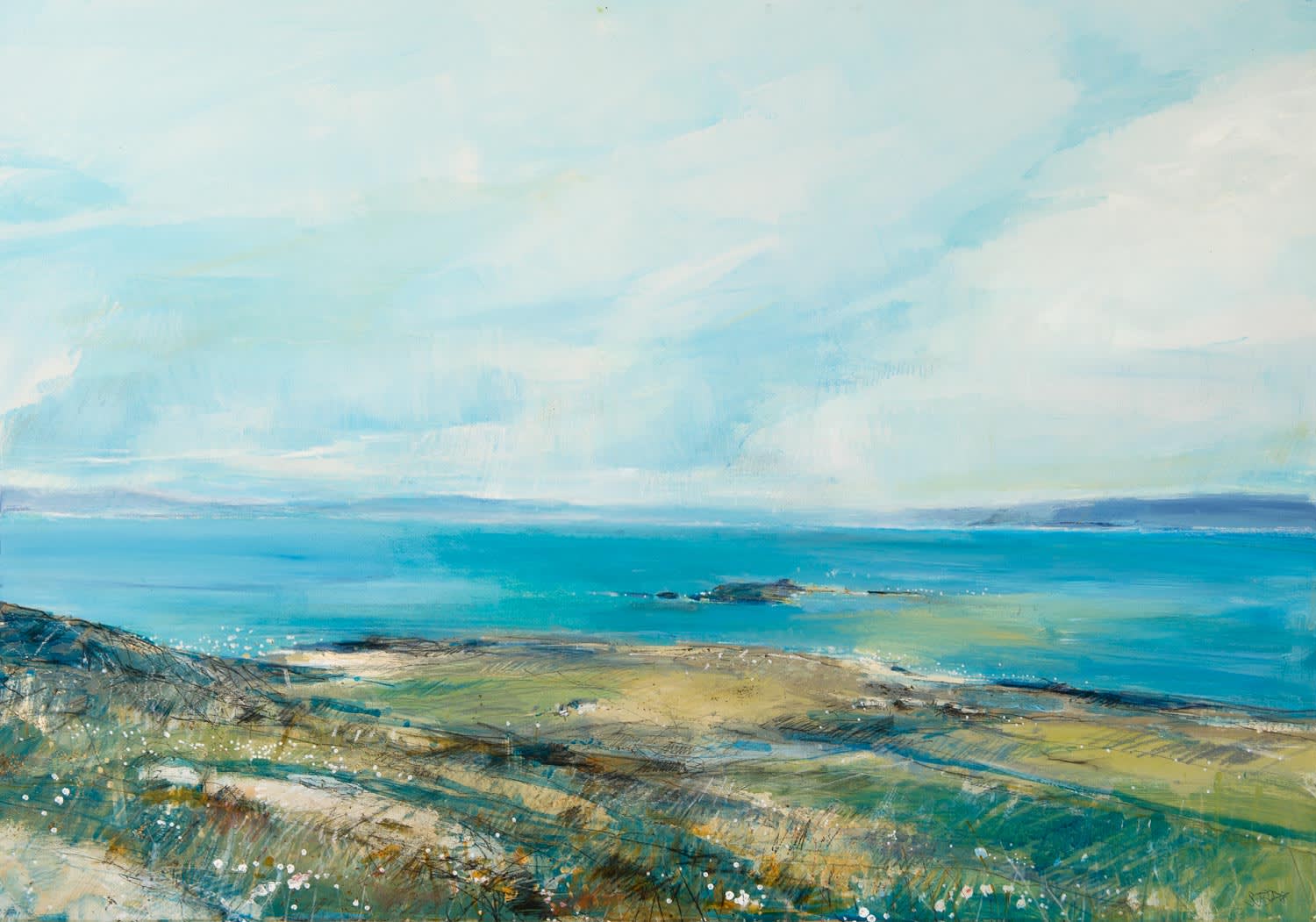 Sarah Carrington, Towards Mull, from Iona