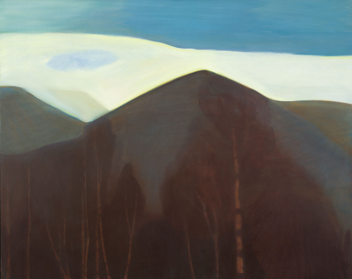 Jane MacNeill, Dark mountain with small cloud moving