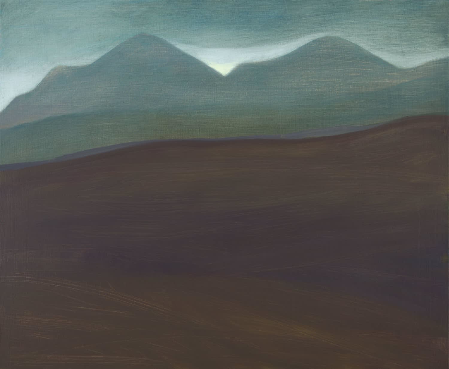 Jane MacNeill, Blue and brown, Glamaig and Beinn Dearg Mhor, 2022