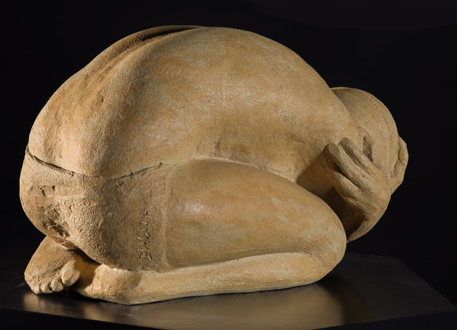 Illona Morrice, Crouching Figure, 2021