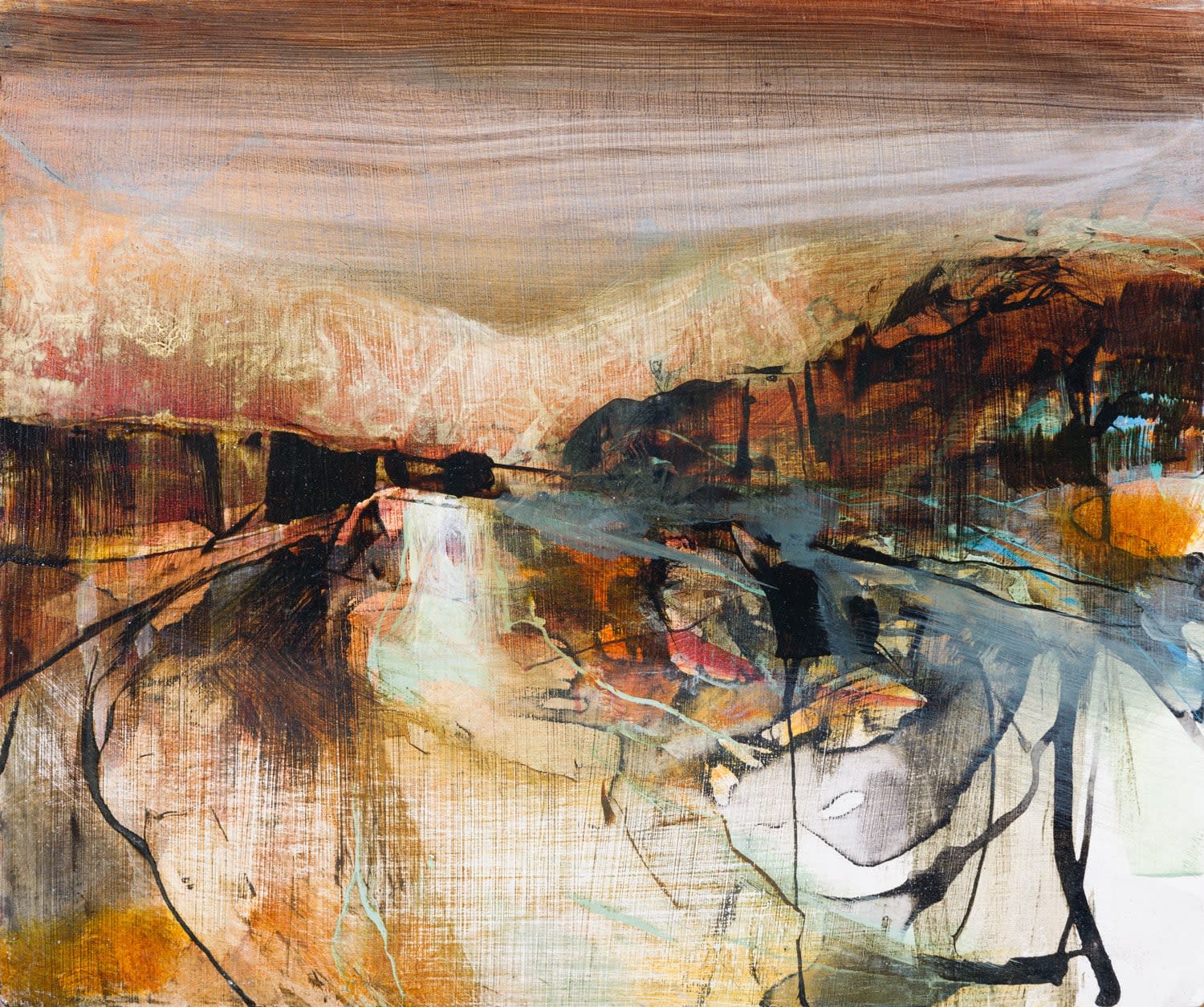 Beth Robertson Fiddes, February Walk, 2025