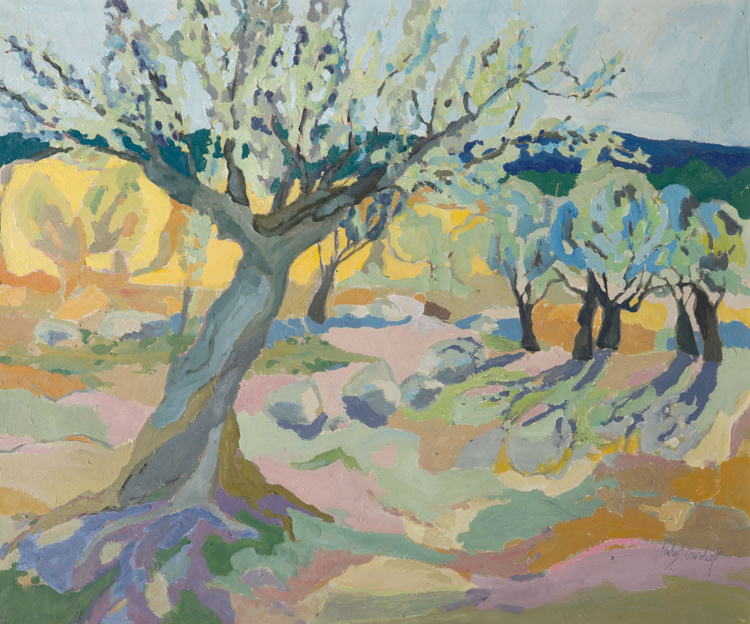 Catherine Imhof-Cardinal, The Old Almond Tree, 2020