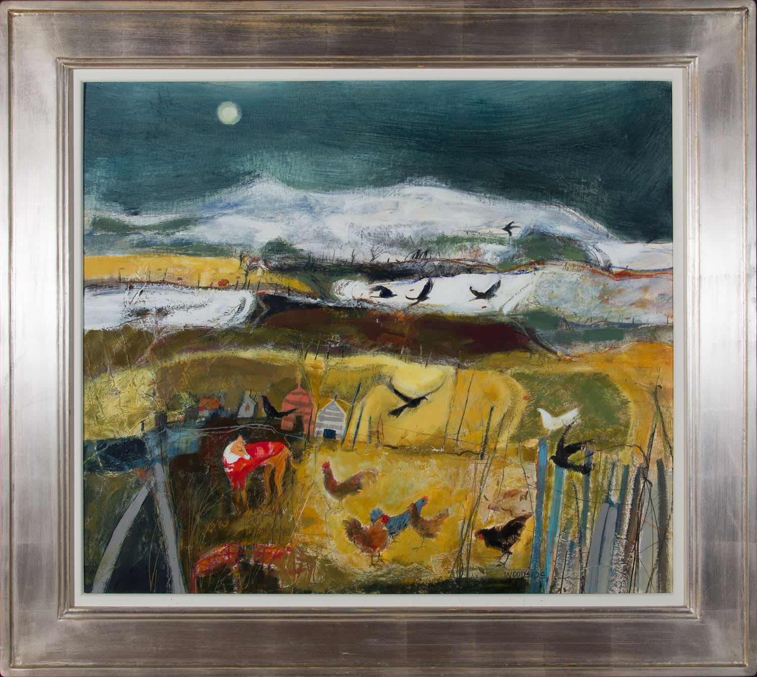 Christine Woodside RSW RGI, Red Coat, 2022