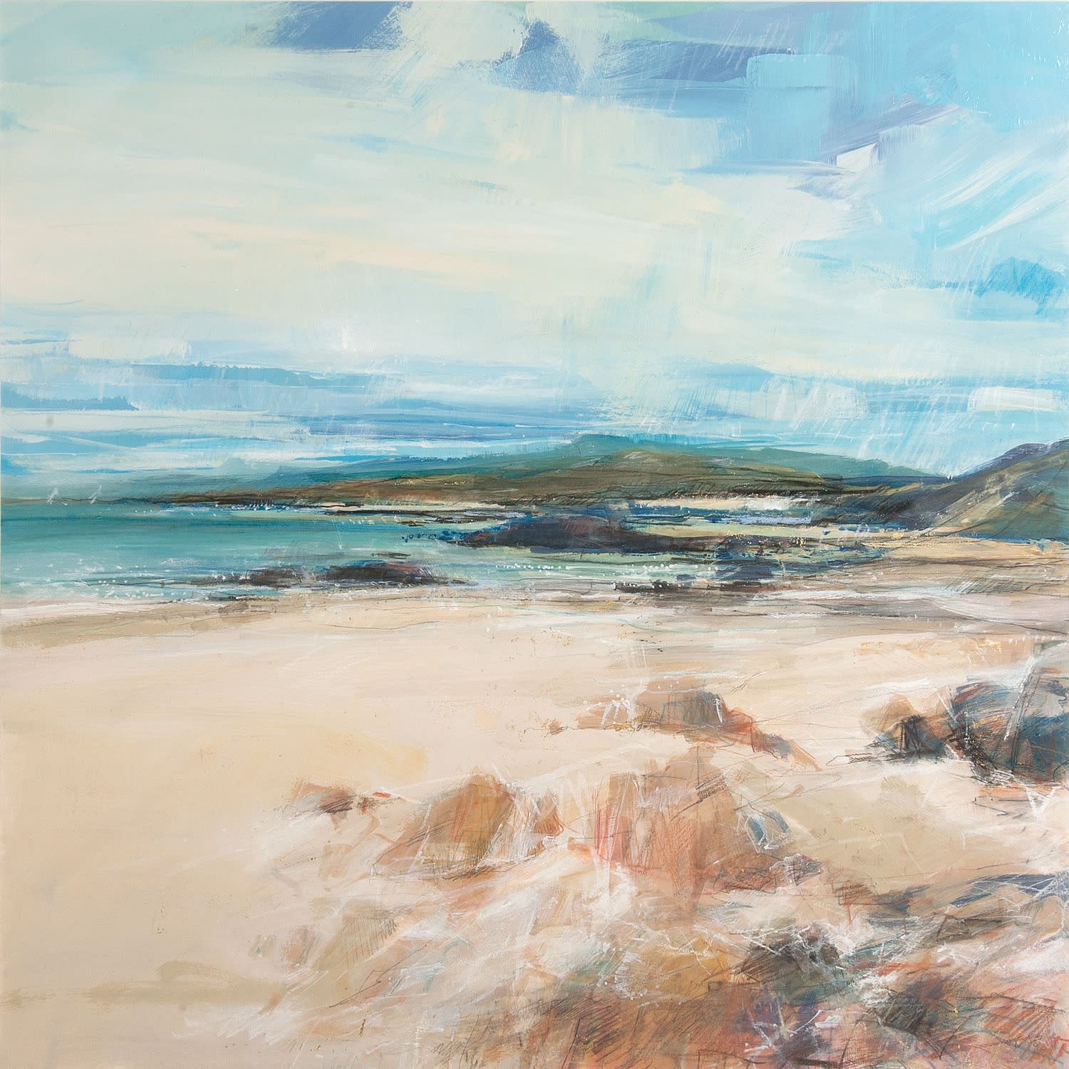 Sarah Carrington, Pink Rocks, North End, Iona