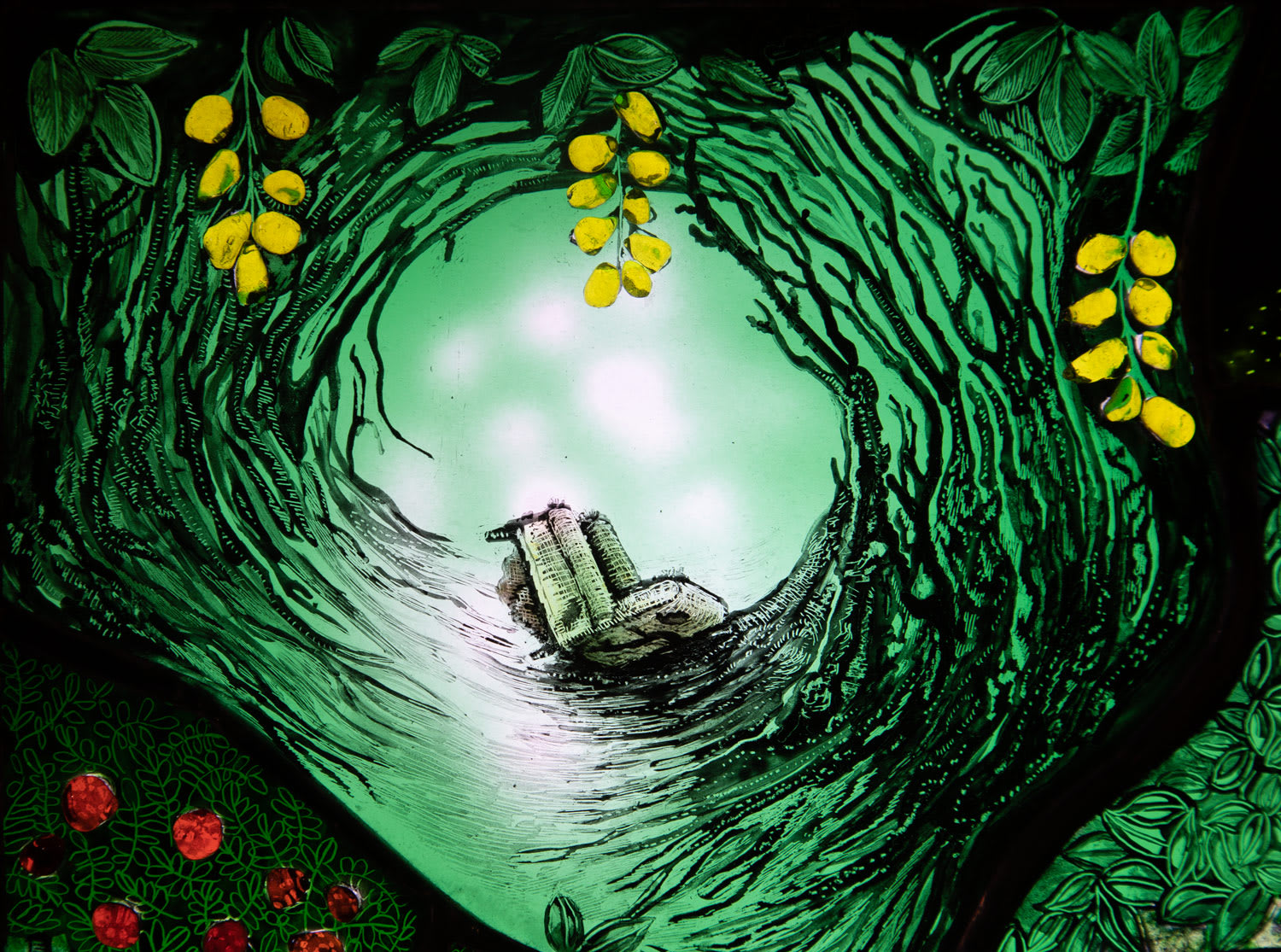 Pinkie Maclure, Green Man Searches for Wilderness, 2020