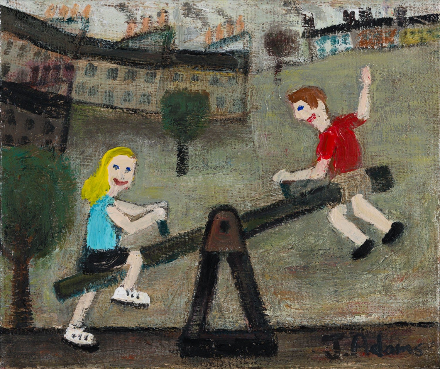 James Newton Adams, Seesaw, 2024