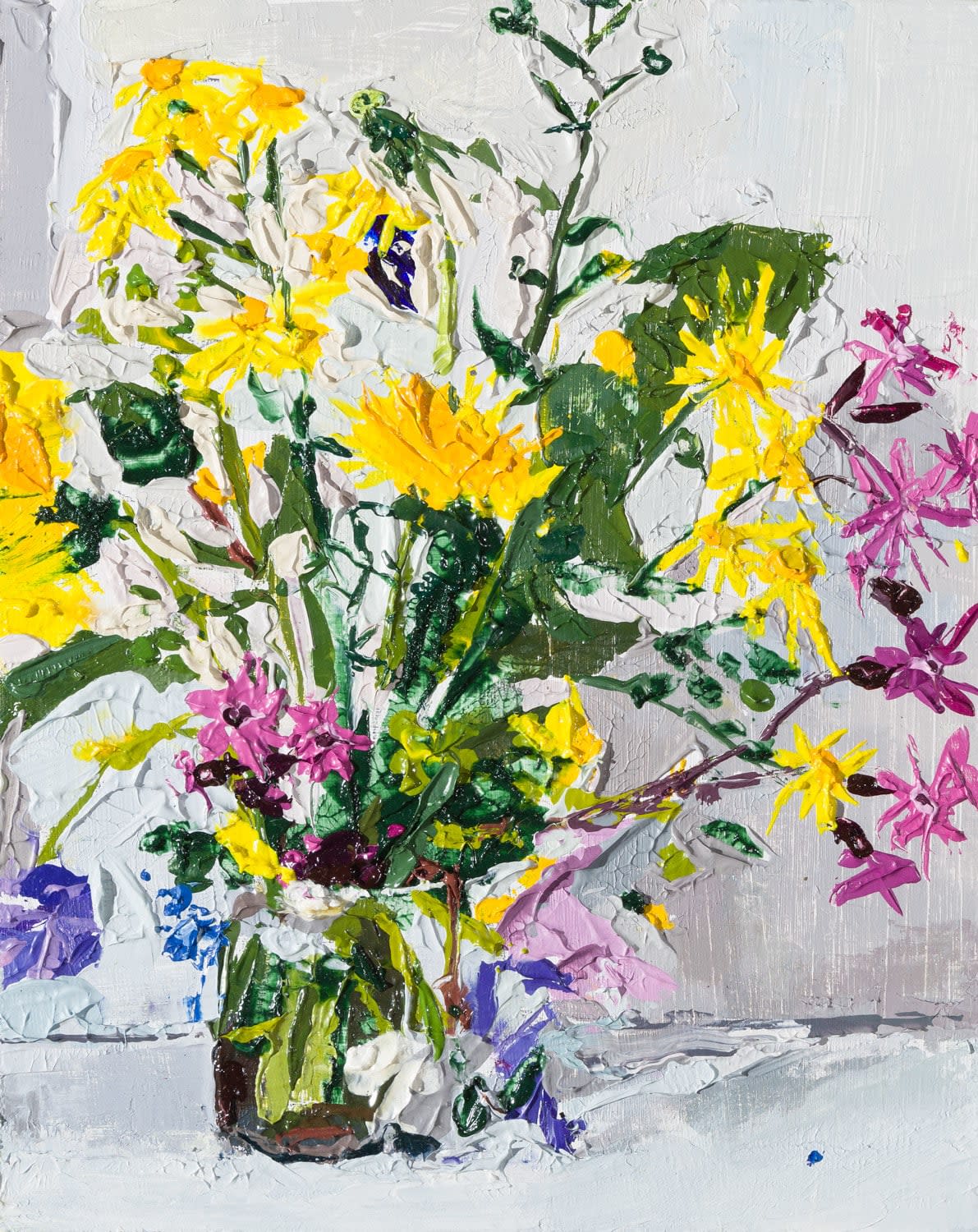 Iona Roberts, Motorway Wild Flowers study, 26th April, 2024