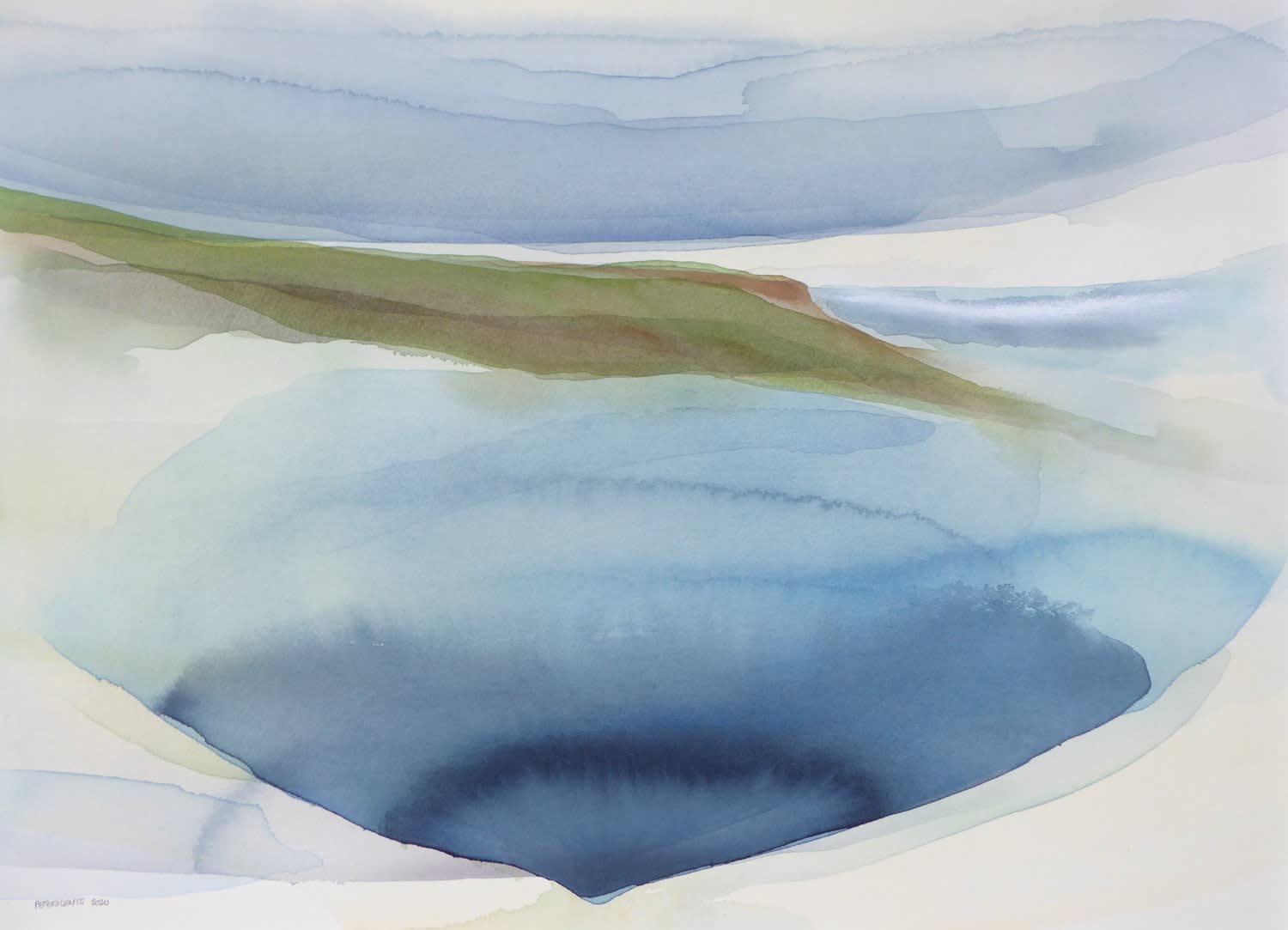 Peter Davis RSW, Skelda Ness, 2020