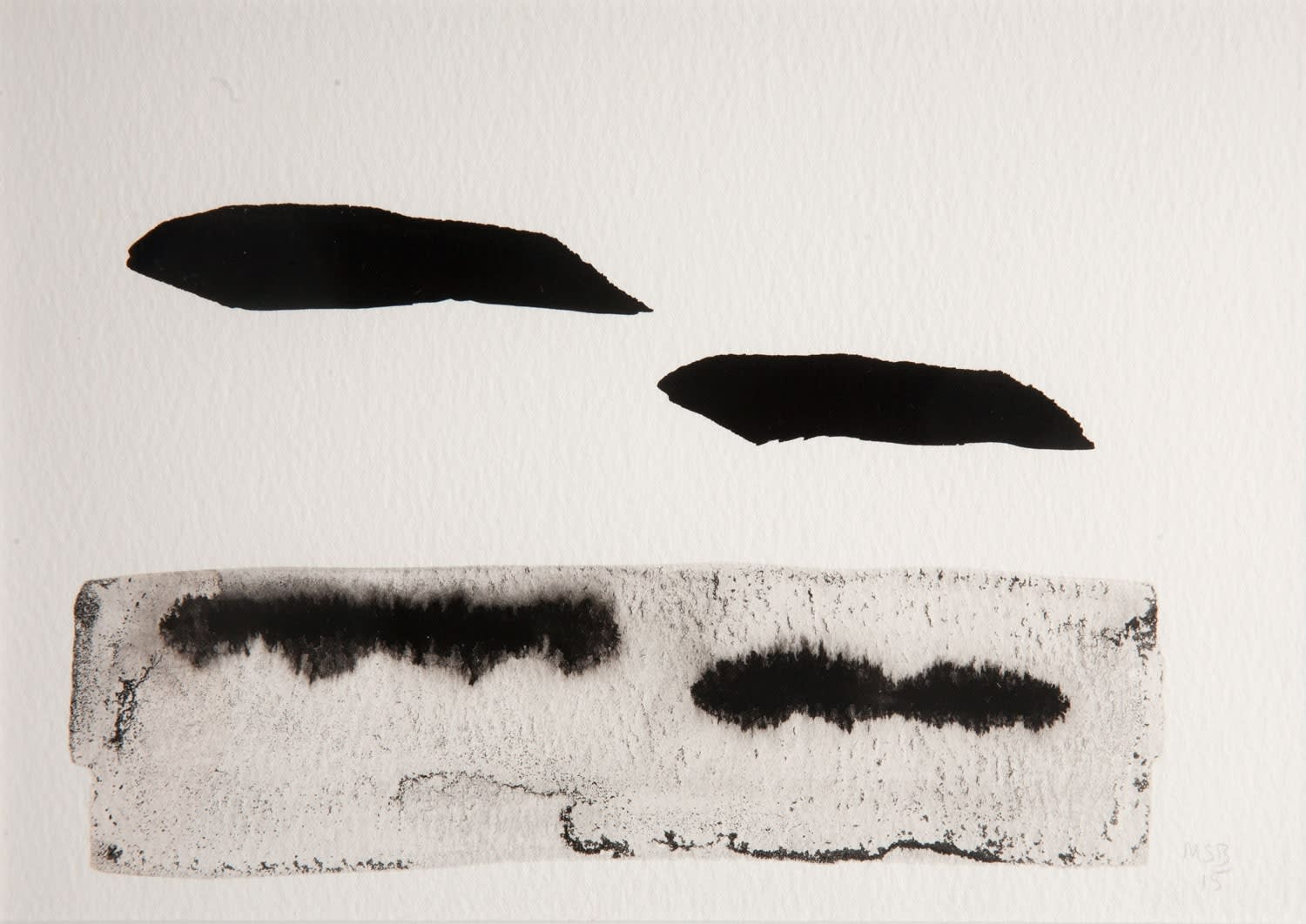 Mary Bourne, Two Clouds over Sea