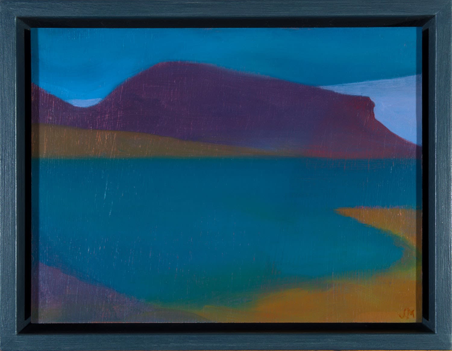 Jane MacNeill, Hoy Sound, study with ochre, 2024