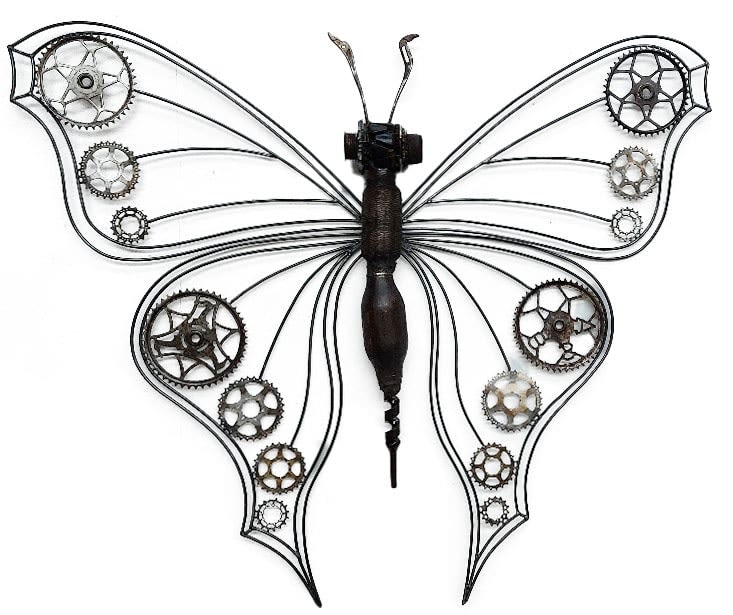 Helen Denerley, Bicycle Butterfly, 2022