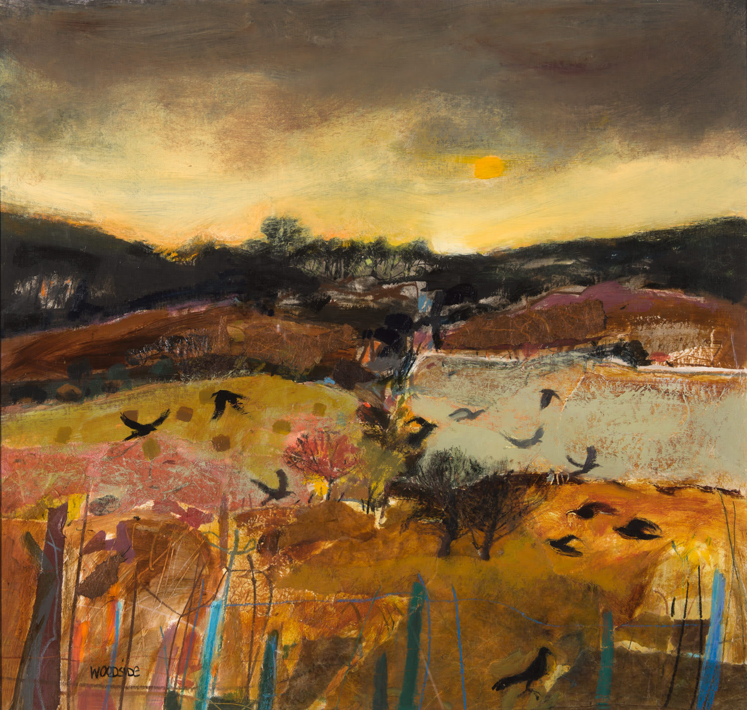 Christine Woodside artist | dark valley fife | Kilmorack Gallery