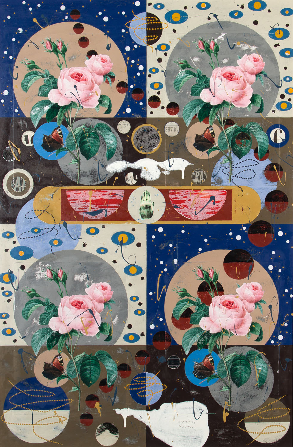 Colin Brown rosa centifolia