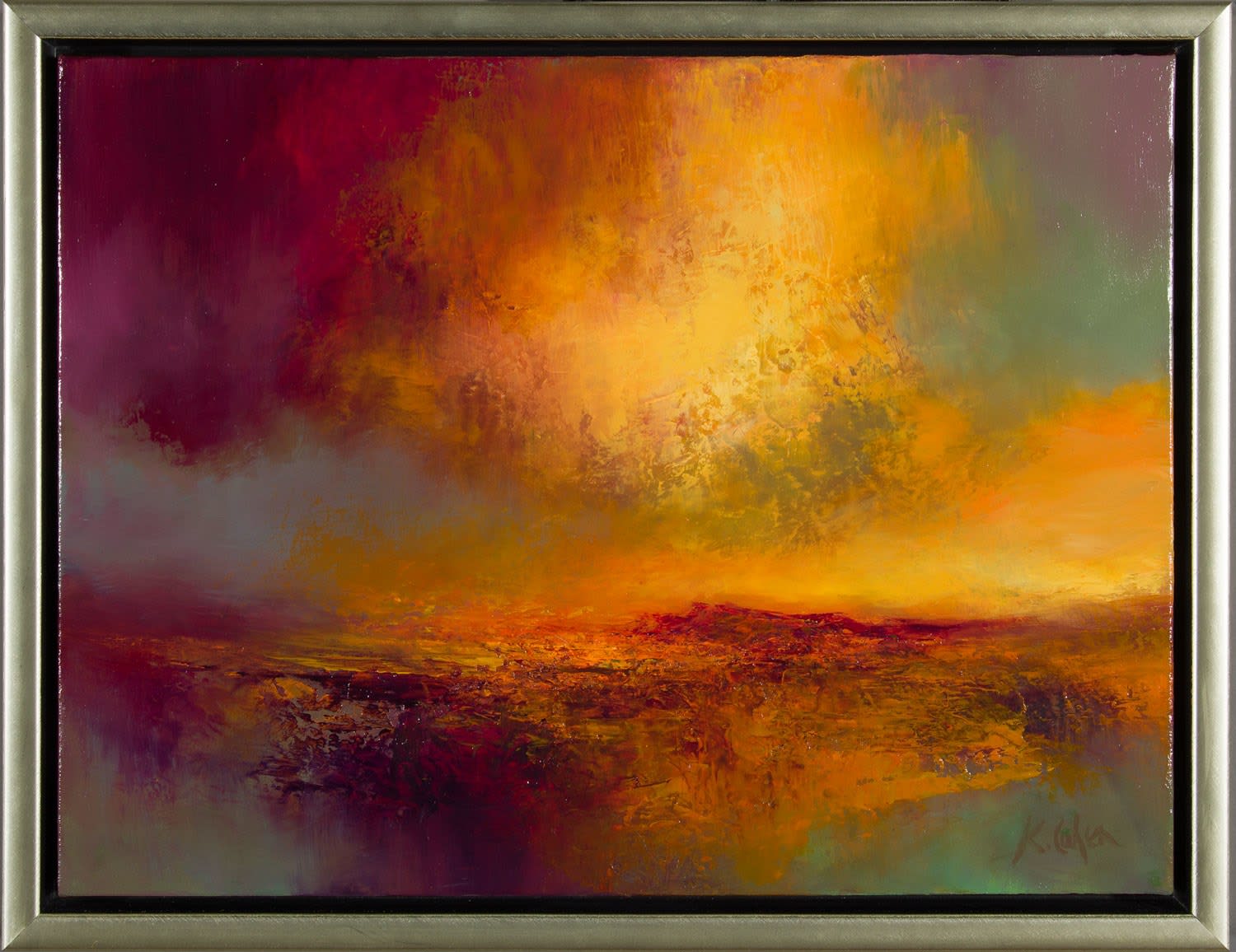 Kirstie Cohen, Orange Sky, 2023