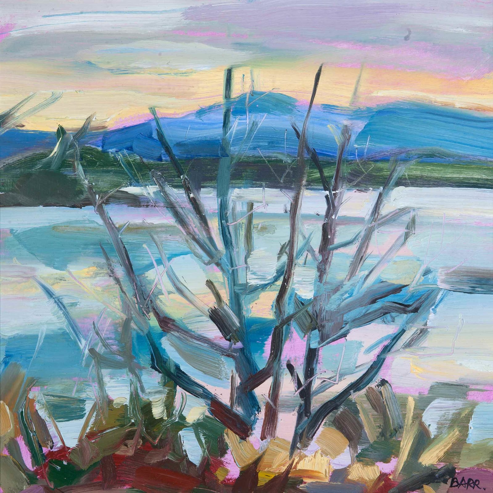 Shona Barr, Bare Trees (study)