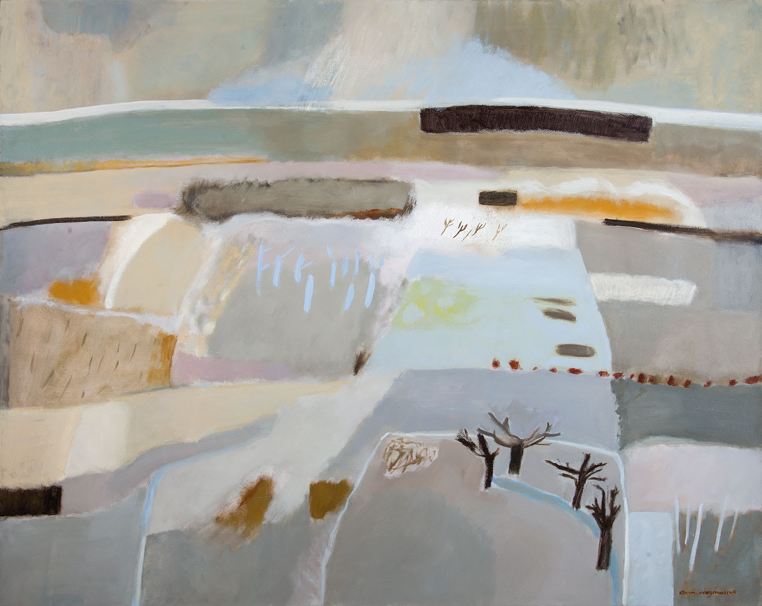 Ann Wegmuller RSW, Last of the Snow