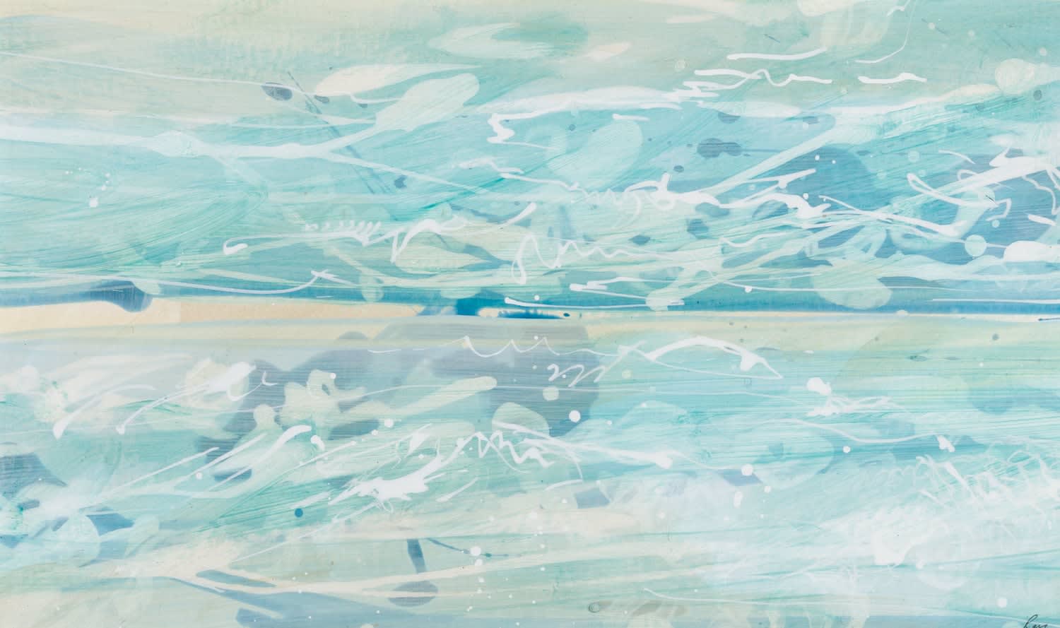 Lizzie Rose, Above and Below (Blue) 1, 2024