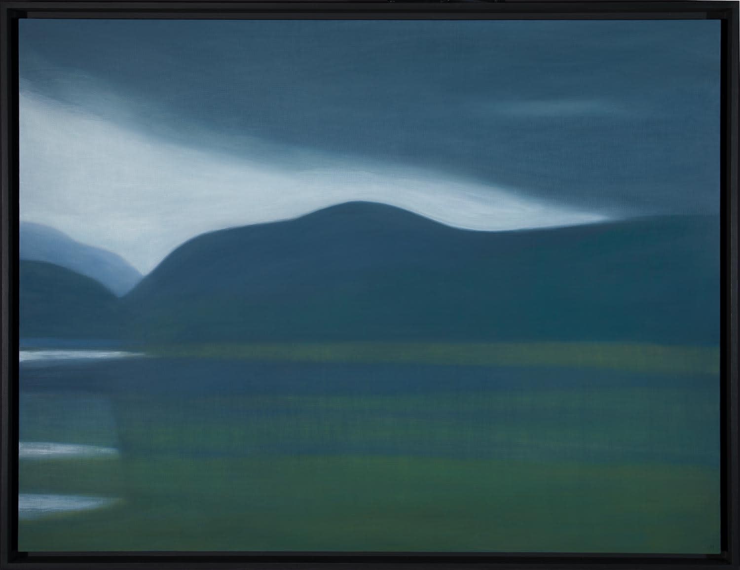Jane MacNeill, Grey calls to green (Loch Pityoulish), 2021