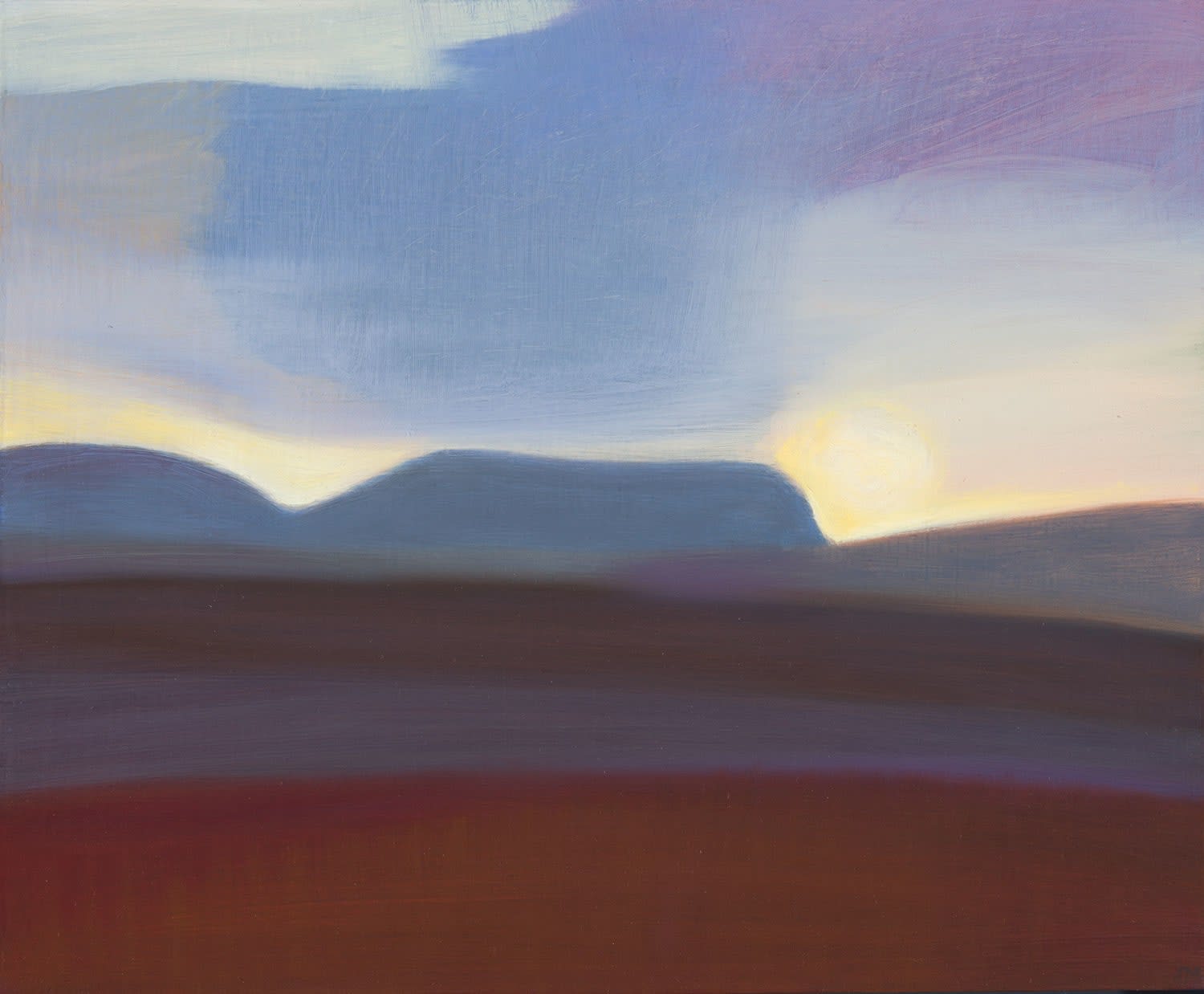 Jane MacNeill, Distant Hoy Hills study, 2022