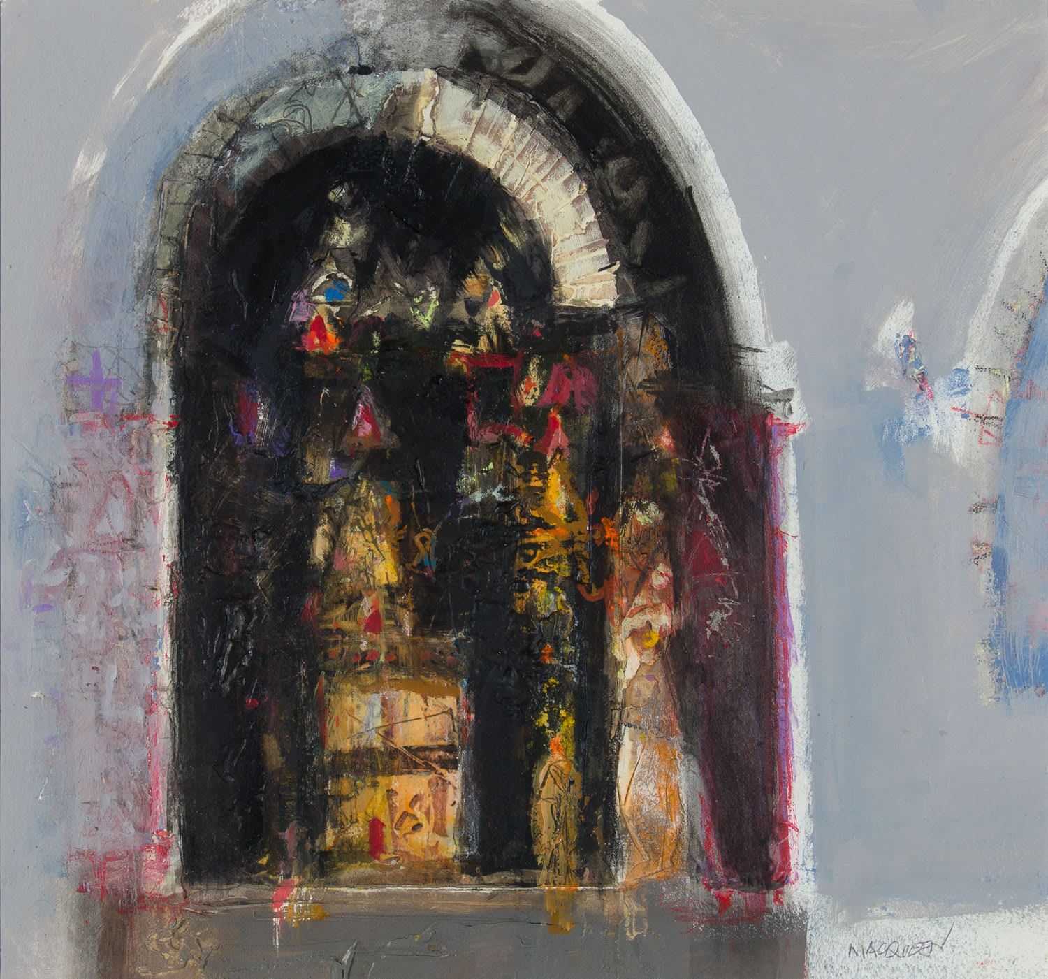 Charles MacQueen - Side Canal Venice