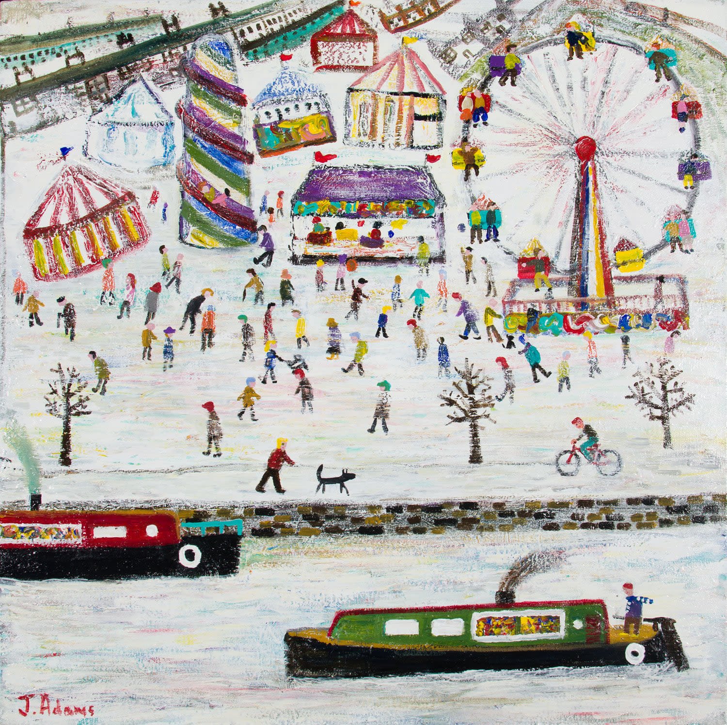 James Newton Adams, Winter Fair, 2022 | Kilmorack Gallery