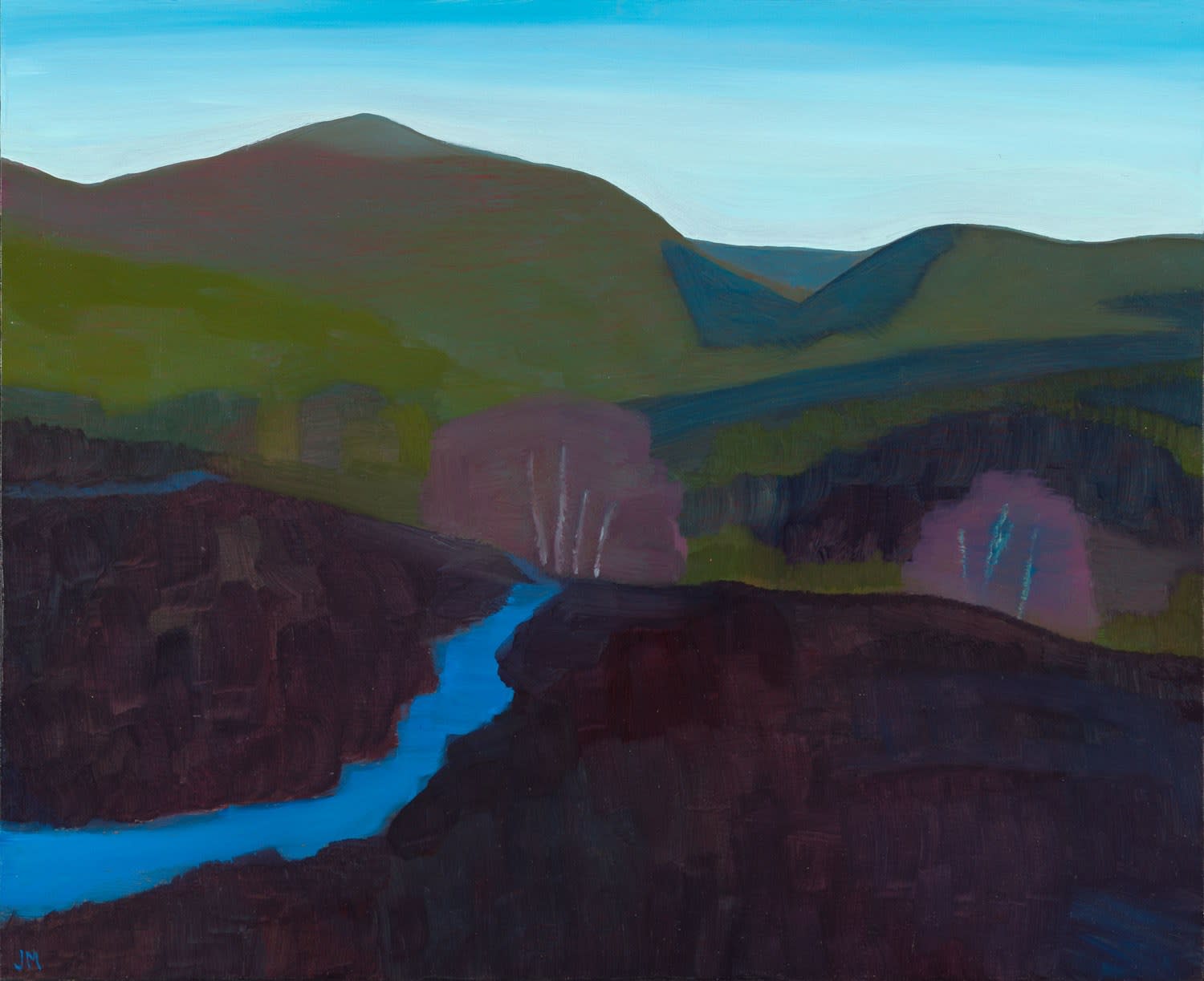 Jane MacNeill, Frosty path, Glenmore, 2023