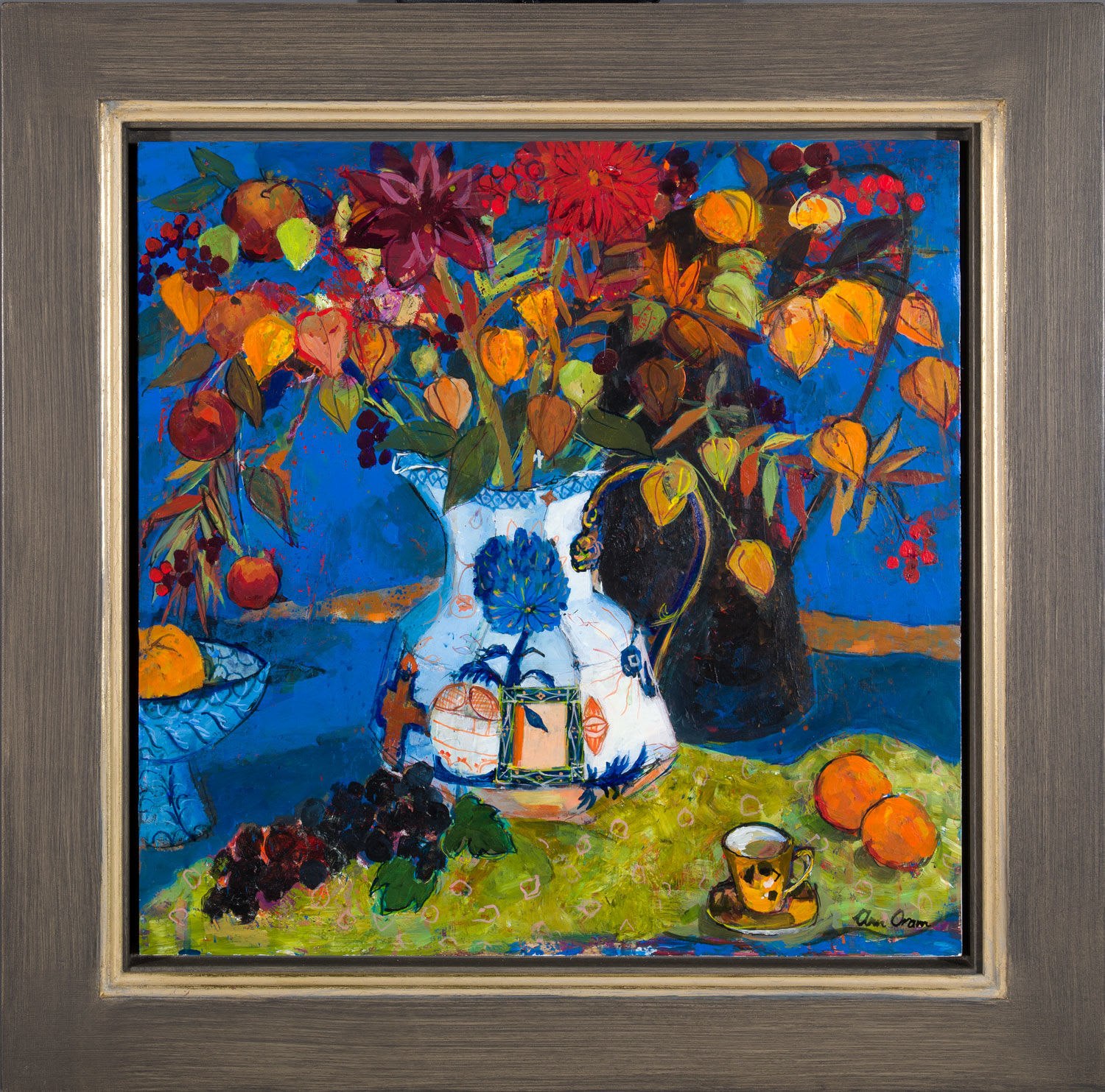 Ann Oram, Chinese Lanterns, New Jug, 2022