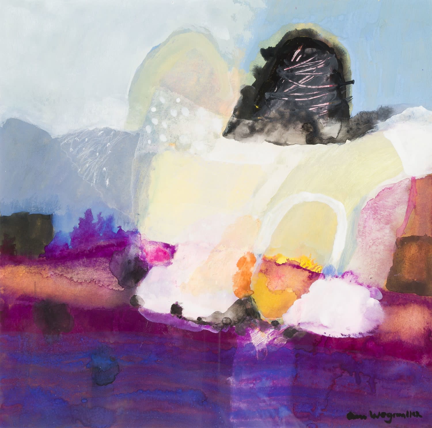 Ann Wegmuller RSW, Small Rock Pool, Gigha 2, 2023