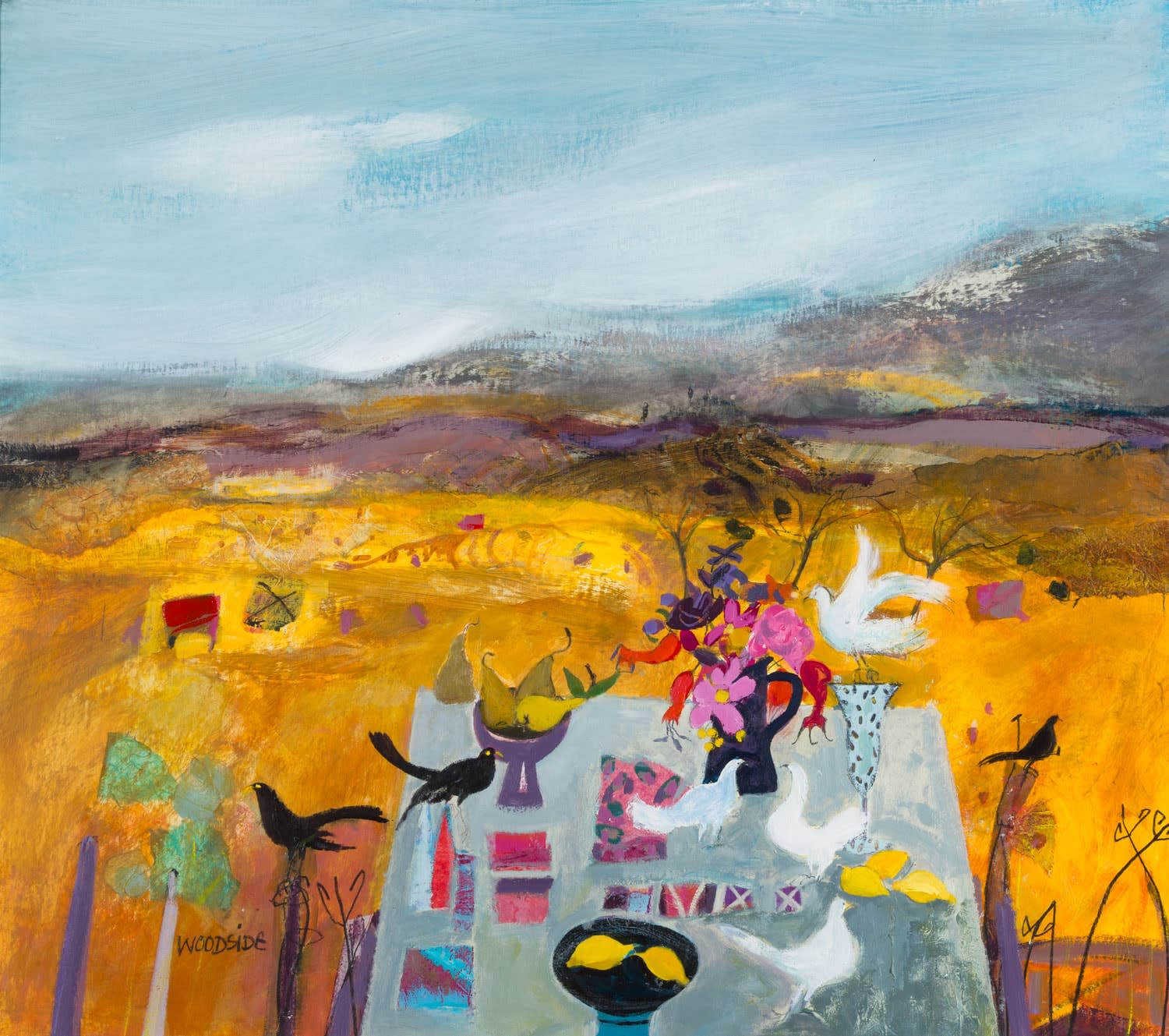 Christine Woodside RSW RGI, September Pienza