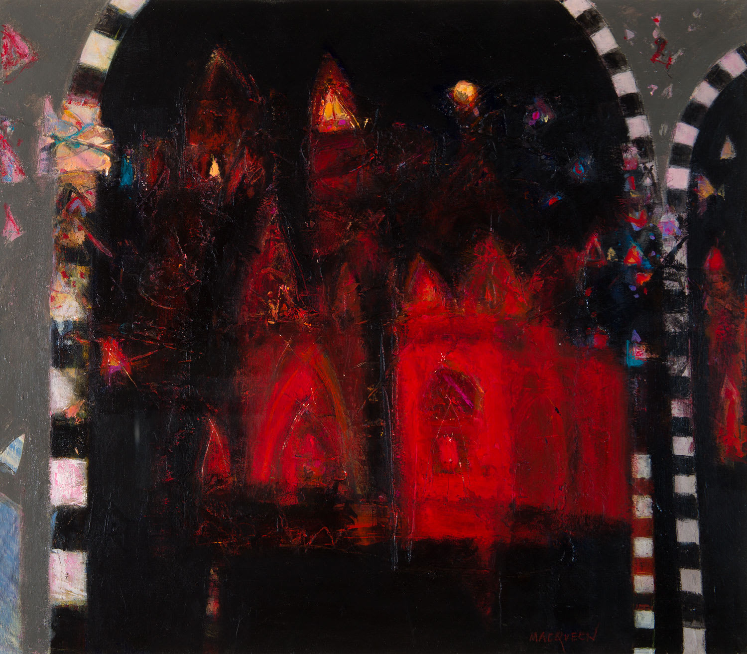 Charles MacQueen RSW RGI, Desert Night, 2017