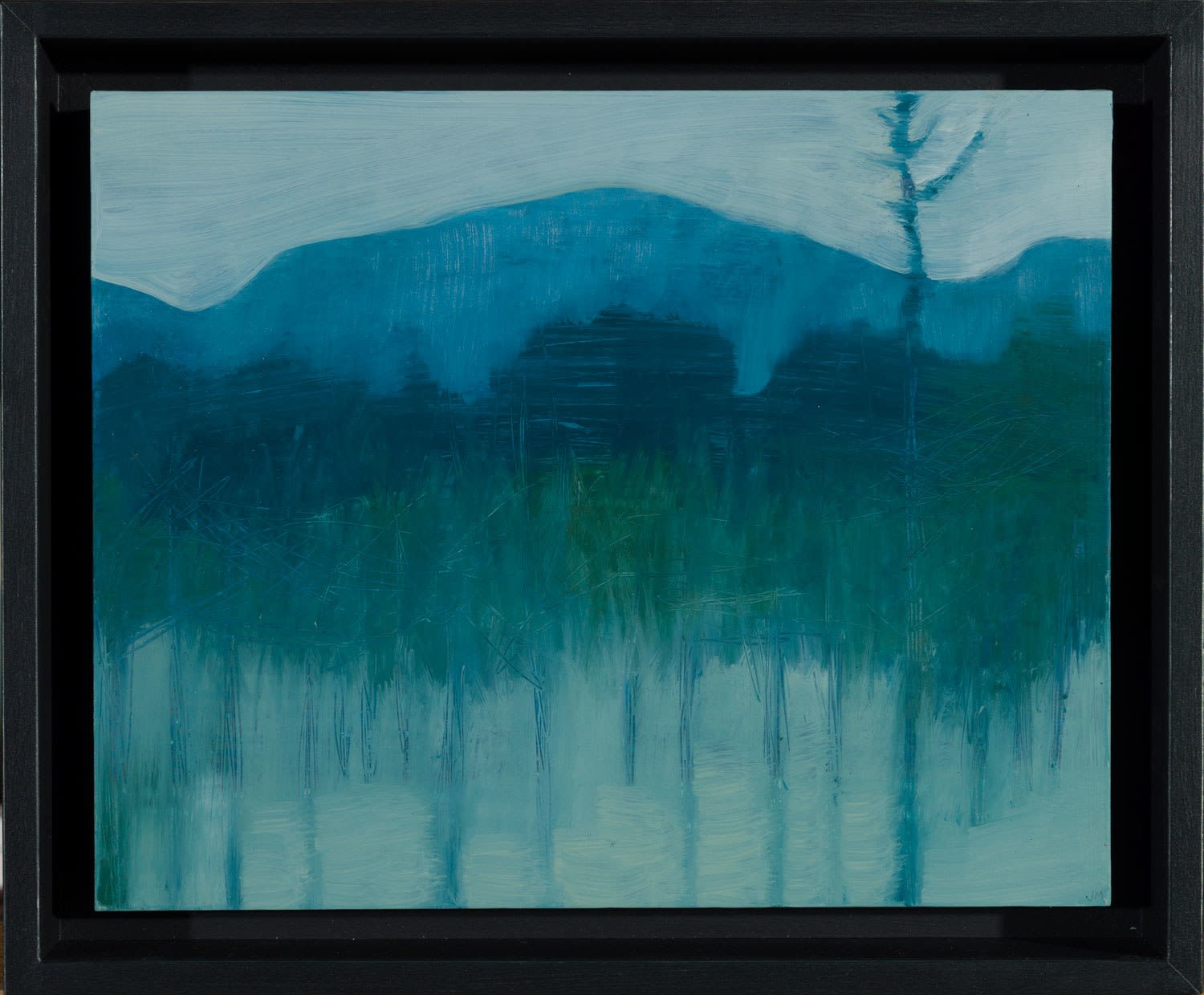 Jane MacNeill, Bog cotton in bloom with pine, 2025