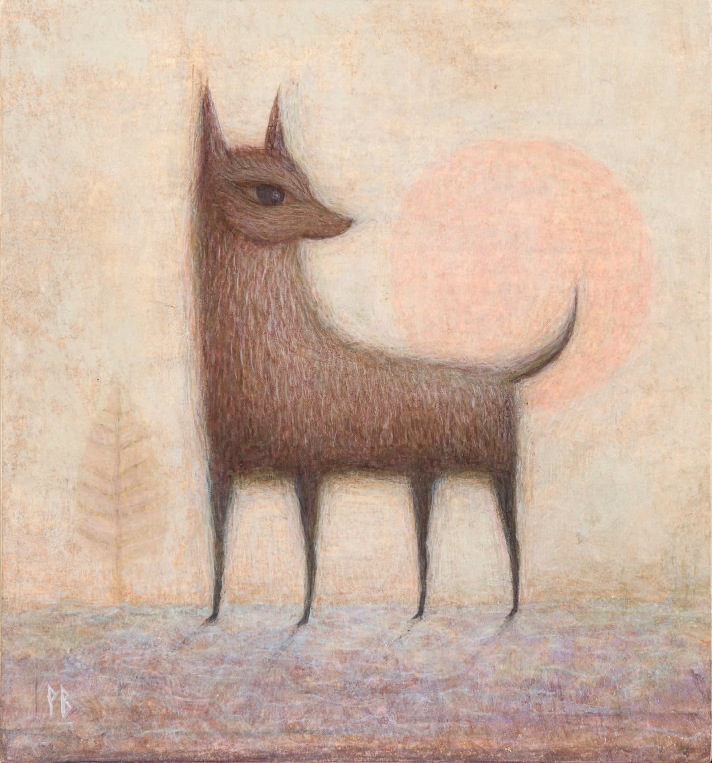 Paul Barnes, Sunset Dog, 2024