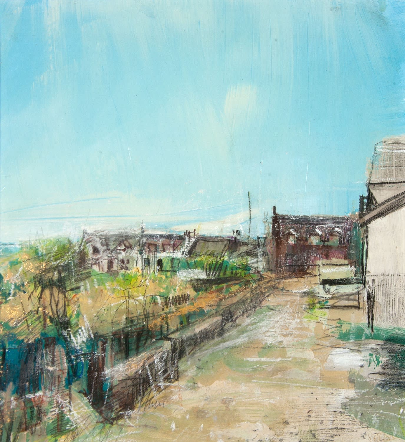 Sarah Carrington, The Village, Summer, Iona