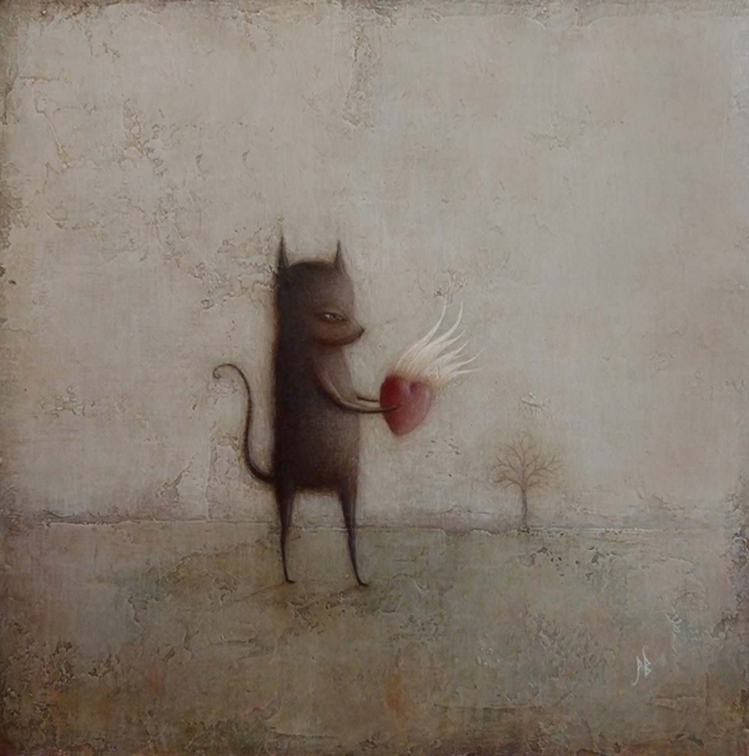 Paul Barnes, Flaming Heart, 2013