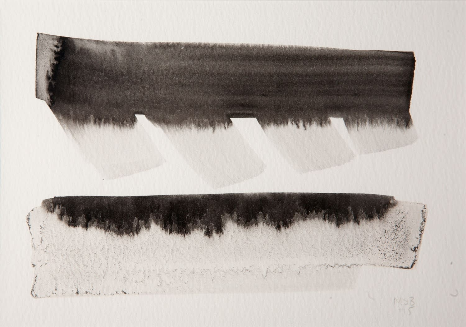 Mary Bourne, Rain Showers over Sea