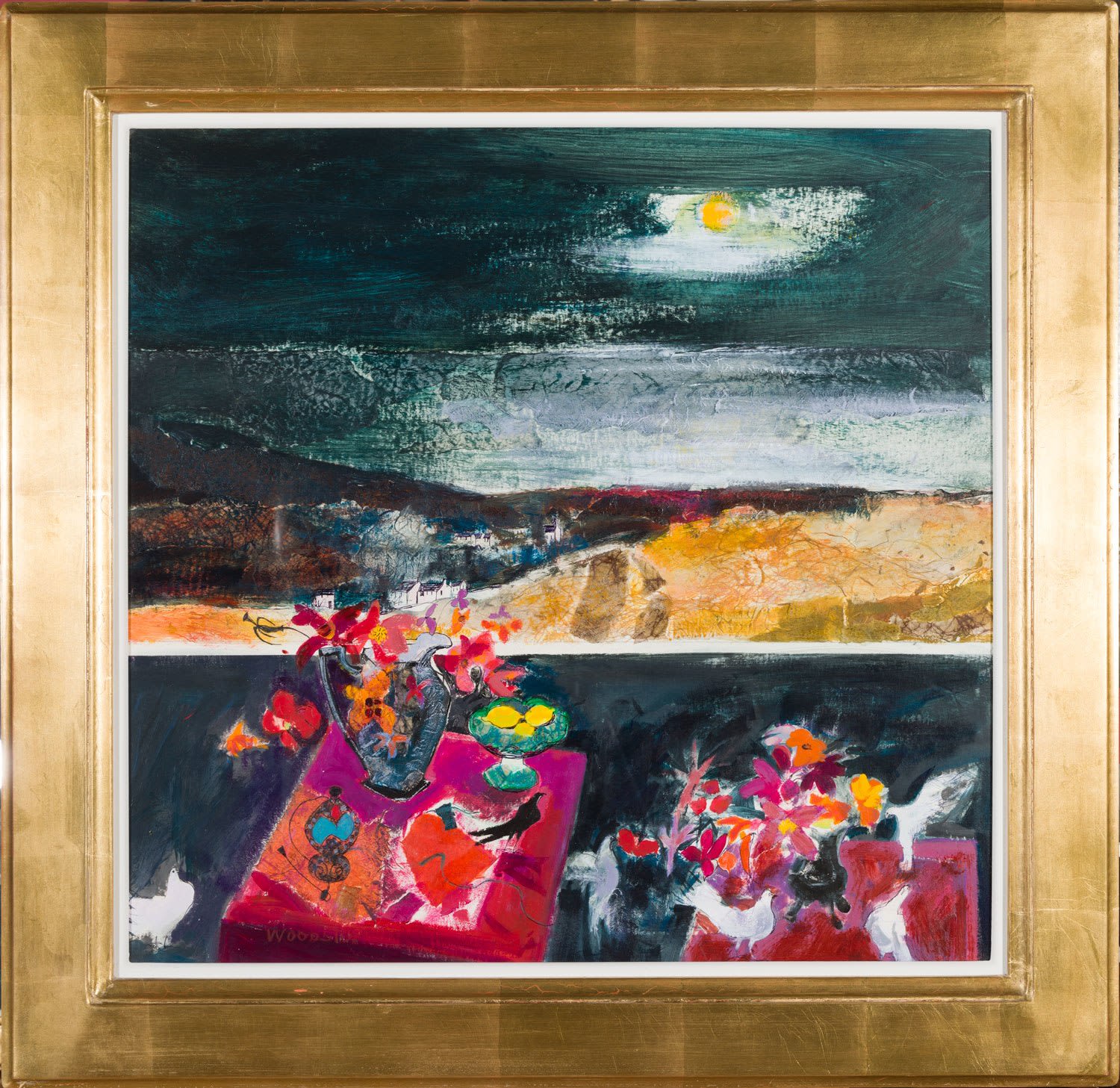 Christine Woodside RSW RGI, Helmsdale Moon