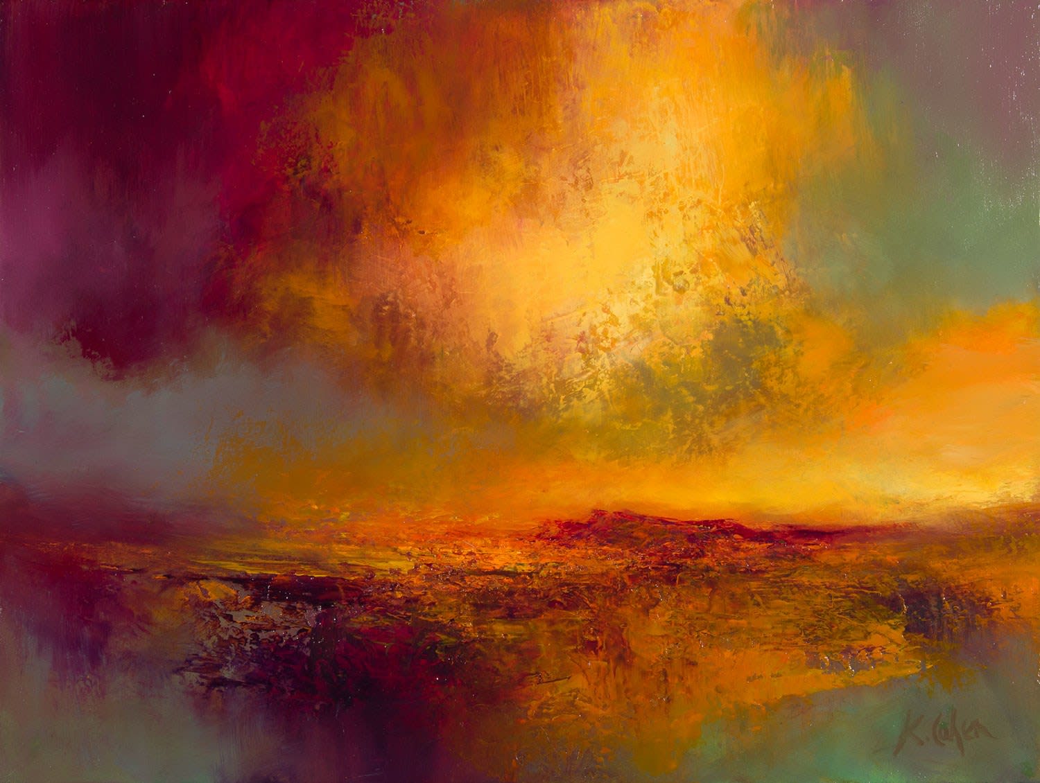 Kirstie Cohen, Orange Sky, 2023