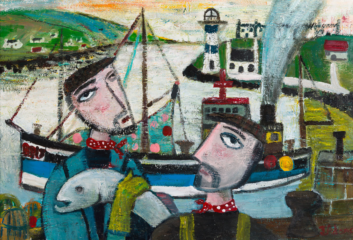 James Newton Adams, Fishermen, 2024