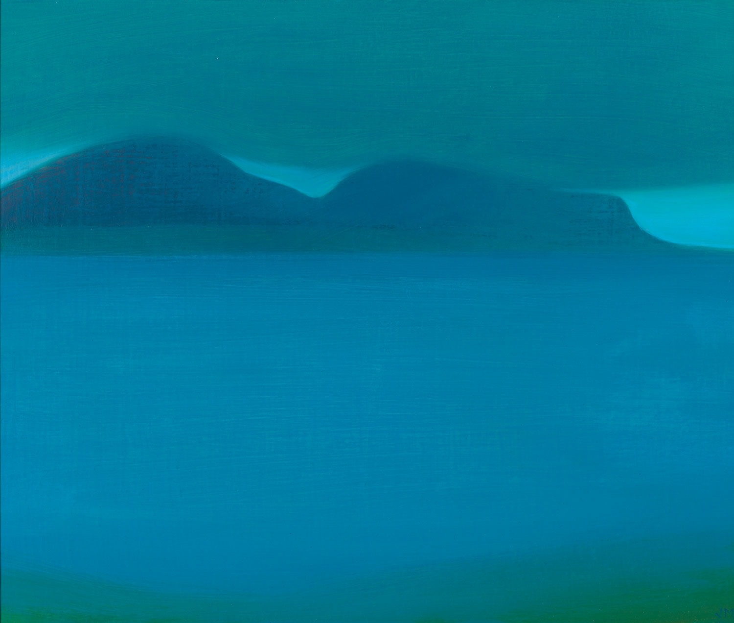 Jane MacNeill, Catching clouds, hills of Hoy, 2024