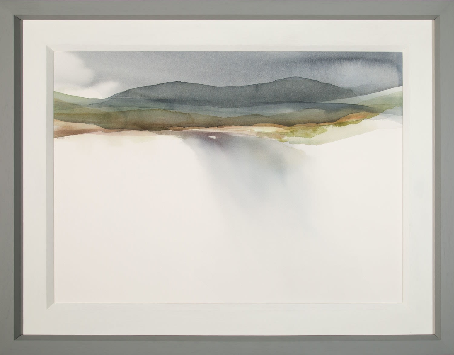 Peter Davis RSW, Scalla Field, ruined, 2021