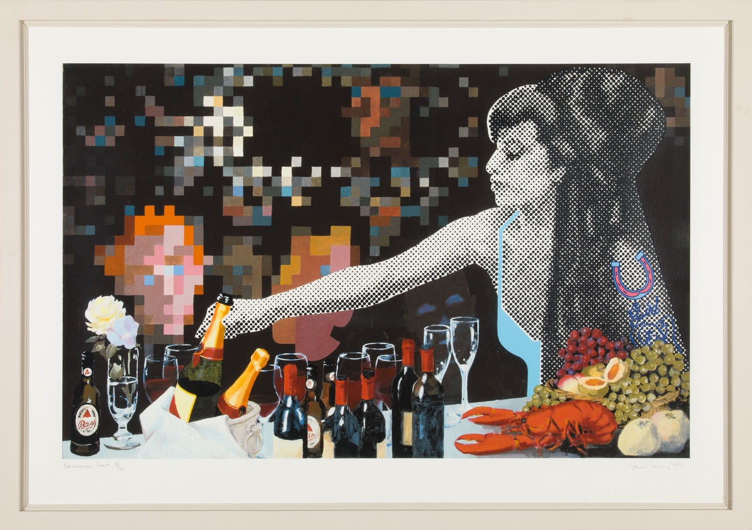 Gerald Laing, Belshazzar's Feast - framed, 2010