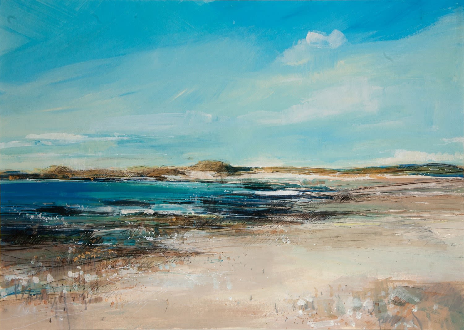 Sarah Carrington, Sand and Shallows, the Bay at the Back of the Ocean, Iona
