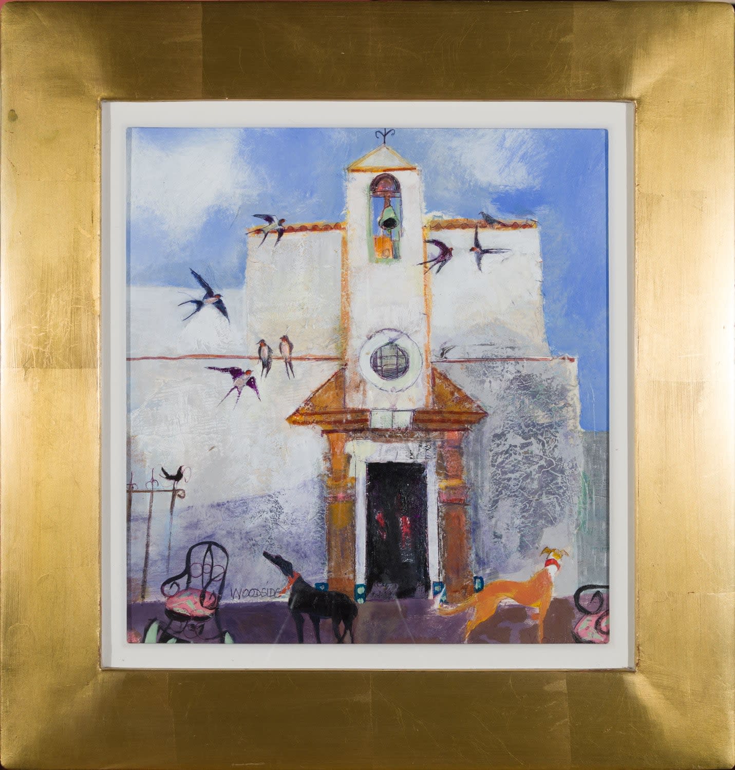 Christine Woodside RSW RGI, Swallows Gathering, 2025