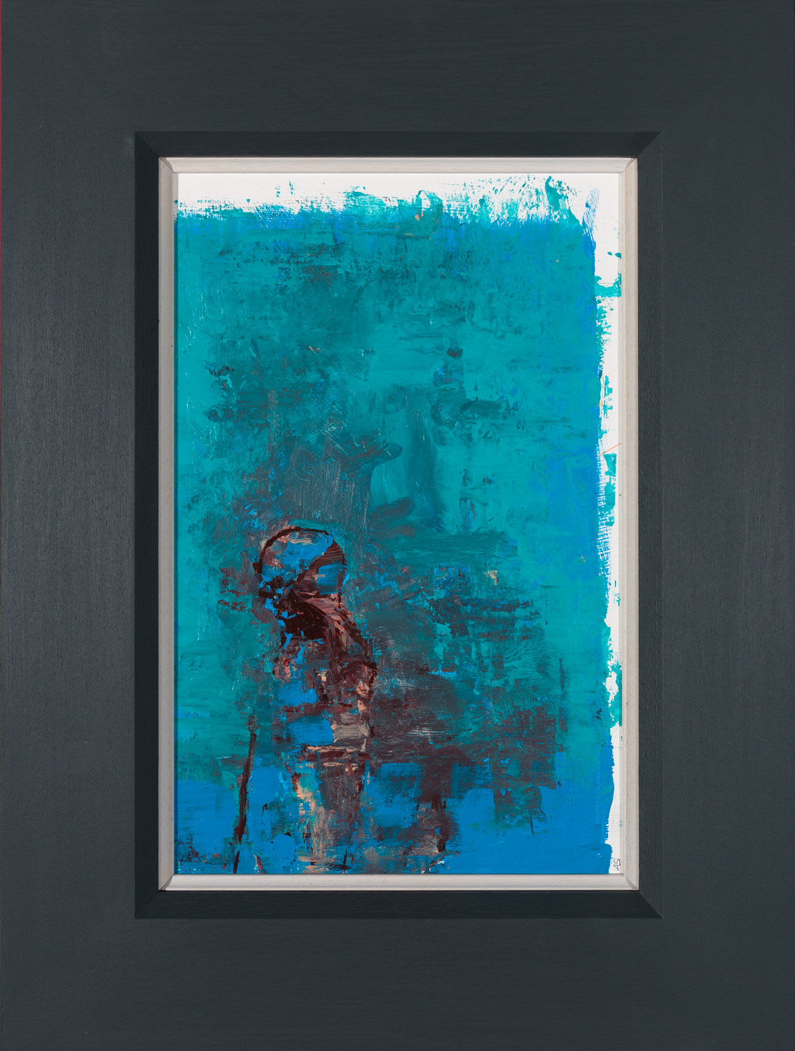 Anthony Scullion, Study in umber and blue, 2024