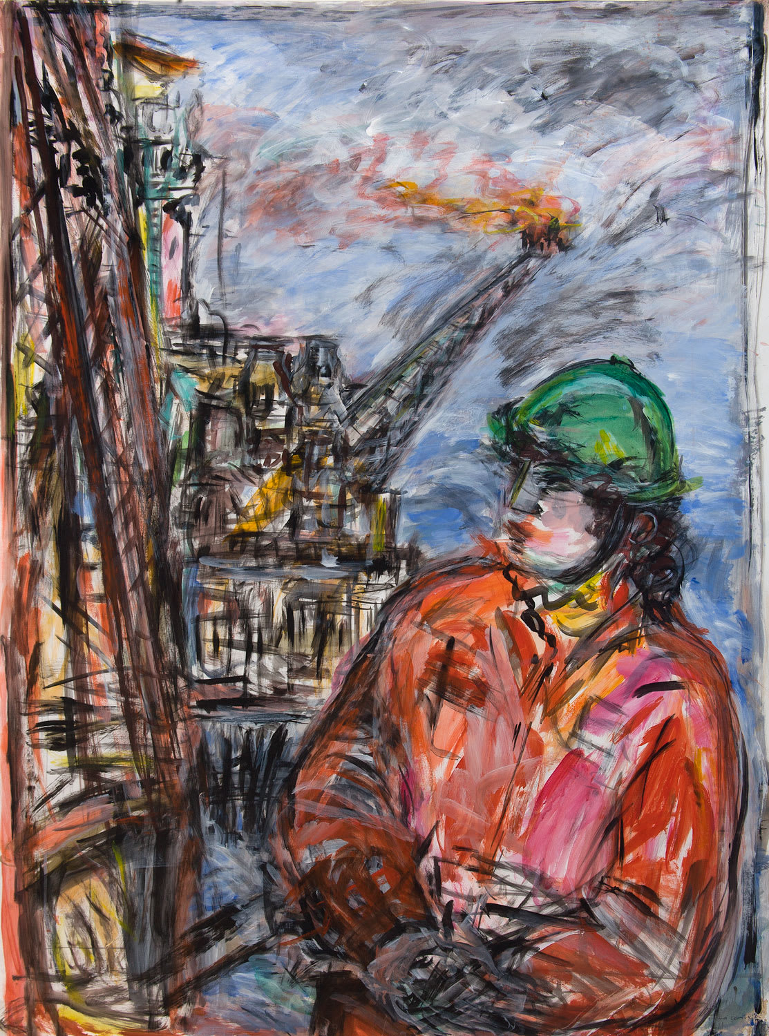 Fionna Carlisle, Self-portrait on Alwyn North, 2005